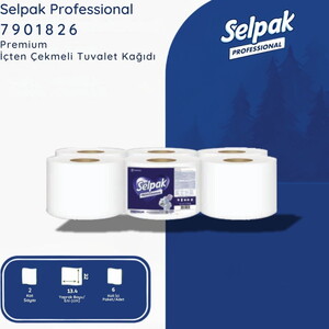 Selpak Professional İçten Çekmeli Tuvalet Kağıdı 220 metre 6'lı