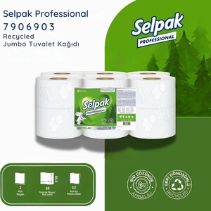 Selpak Professional Recycled Jumbo Tuvalet Kağıdı 10cm x 150 metre 12'li