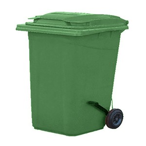 Plastik Çöp Konteynerı 120L Pedallı Yeşil