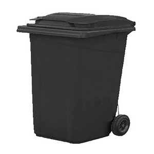 Plastik Çöp Konteynerı 120L Siyah