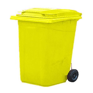 Plastik Çöp Konteynerı 120L Sarı