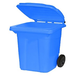  Plastik Çöp Konteynerı 80L Mavi