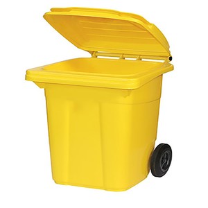  Plastik Çöp Konteynerı 80L Sarı